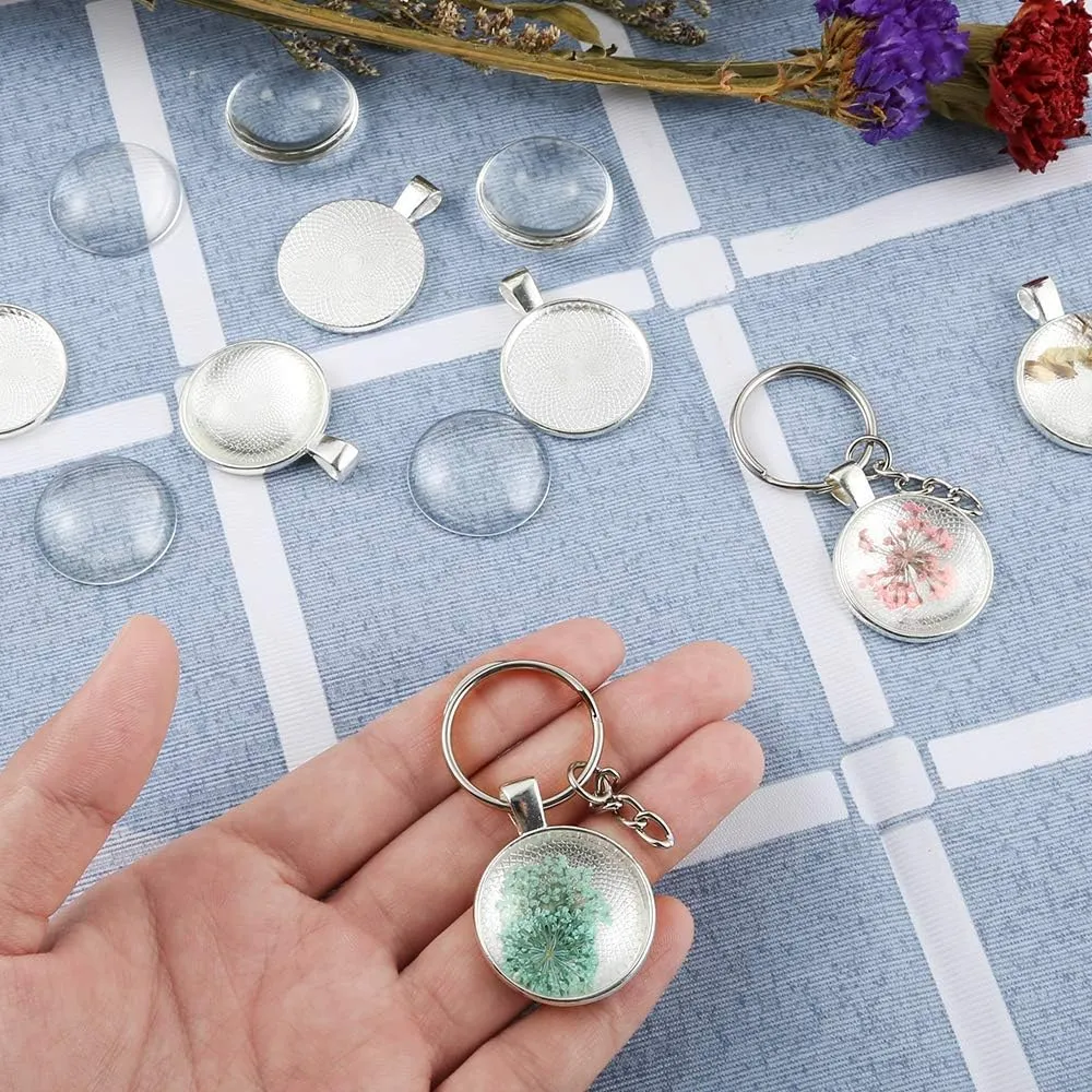 DAHI Bezel Pendant Trays for Jewelry Making DIY Round Pendant Tray Charm Bezel Blanks Setting Cabochon Blank Base for DIY Jewelry Findings Making,Crafting Photo,Necklace,Pendant Making Visit the Oubaka Store