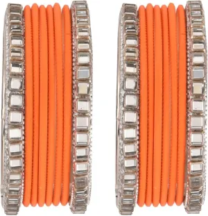 Efulgenz Indian Navratri Jewelry Indian Bangles for Women Cz Crystal Indian Wedding Bridal Bangle Set Plain Matte Finish Metal Bangle Kundan Bangle Bracelet Bollywood Jewelry