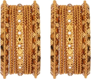 Efulgenz Indian Oxidized Jewelry for Navratri Indian Oxidized Bangle Bracelet Set for Women Bohoemian Jewelry Crystal Antique Bracelet Set Bangles Fashion Statement Jewelry for Women