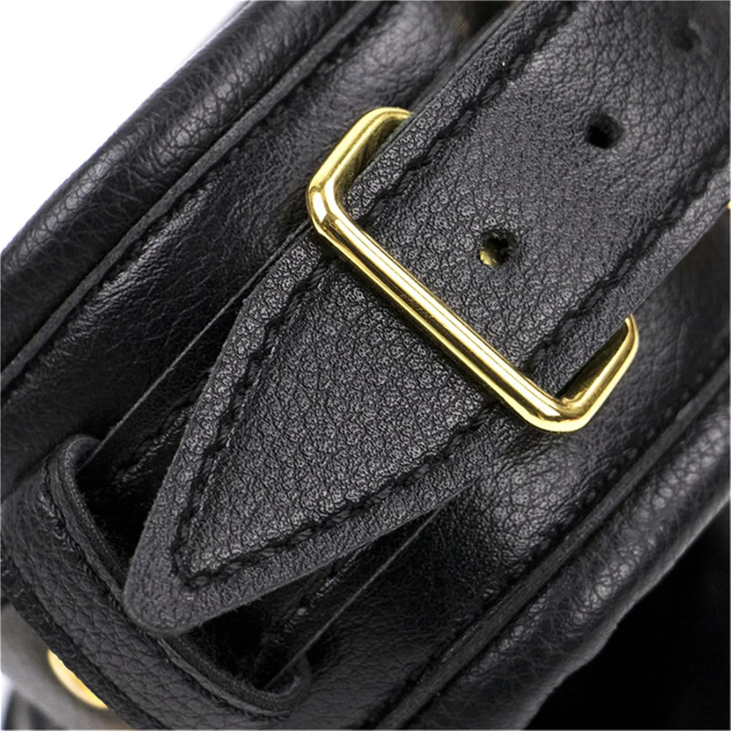 Elevate Your Look with Our Soft Spong Padded Leather Bangles. Ankle Bracelet with Chain Hook, Adjustable Pin Buckle Bracelets Kits, Ideal for Cosplay - A Must-Have Fashion Accessory