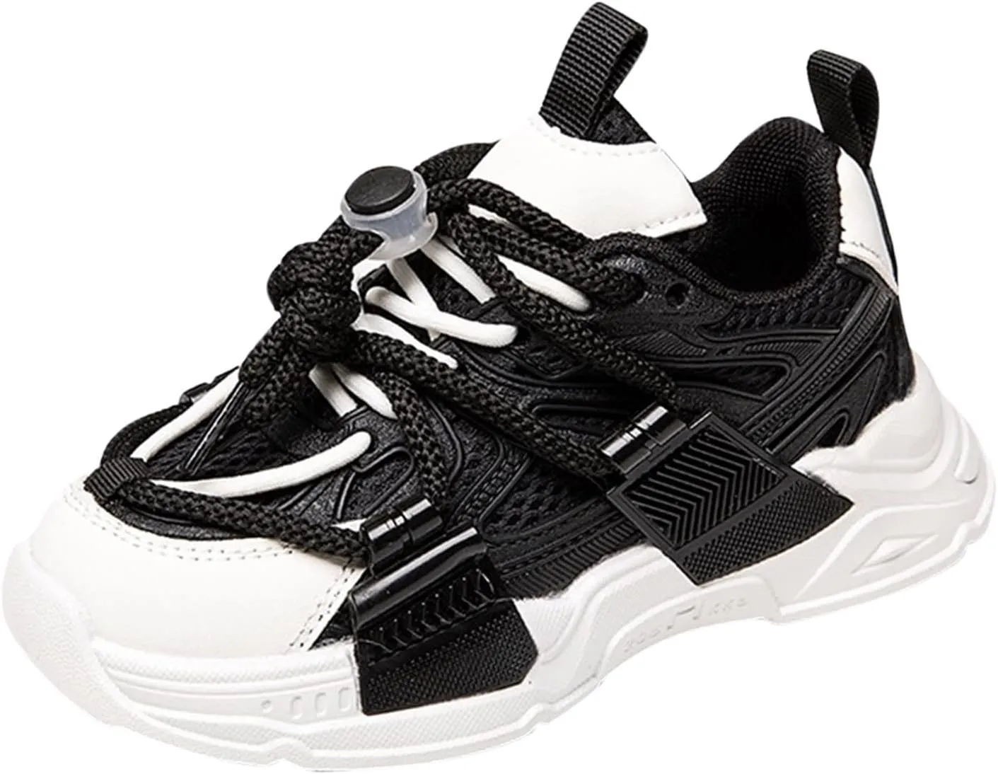Fashion Spring Summer Children Sports Shoes Thick Soles Non Slip Breathable Run Comfortable Solid Kids Shoes Size 4