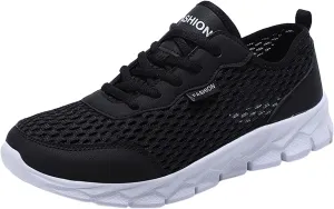 Fashion Summer Men Mesh Breathable Comfortable Lightweight Flat Soft Lace Up Casual Sneaker Boots for Men Winter