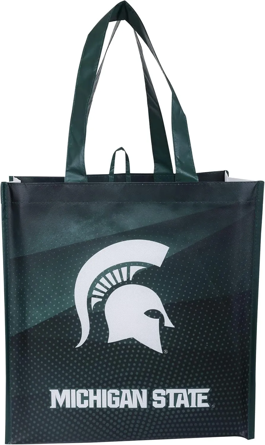 FOCO NCAA Team Logo Reusable Grocery Shopping Bags Totes