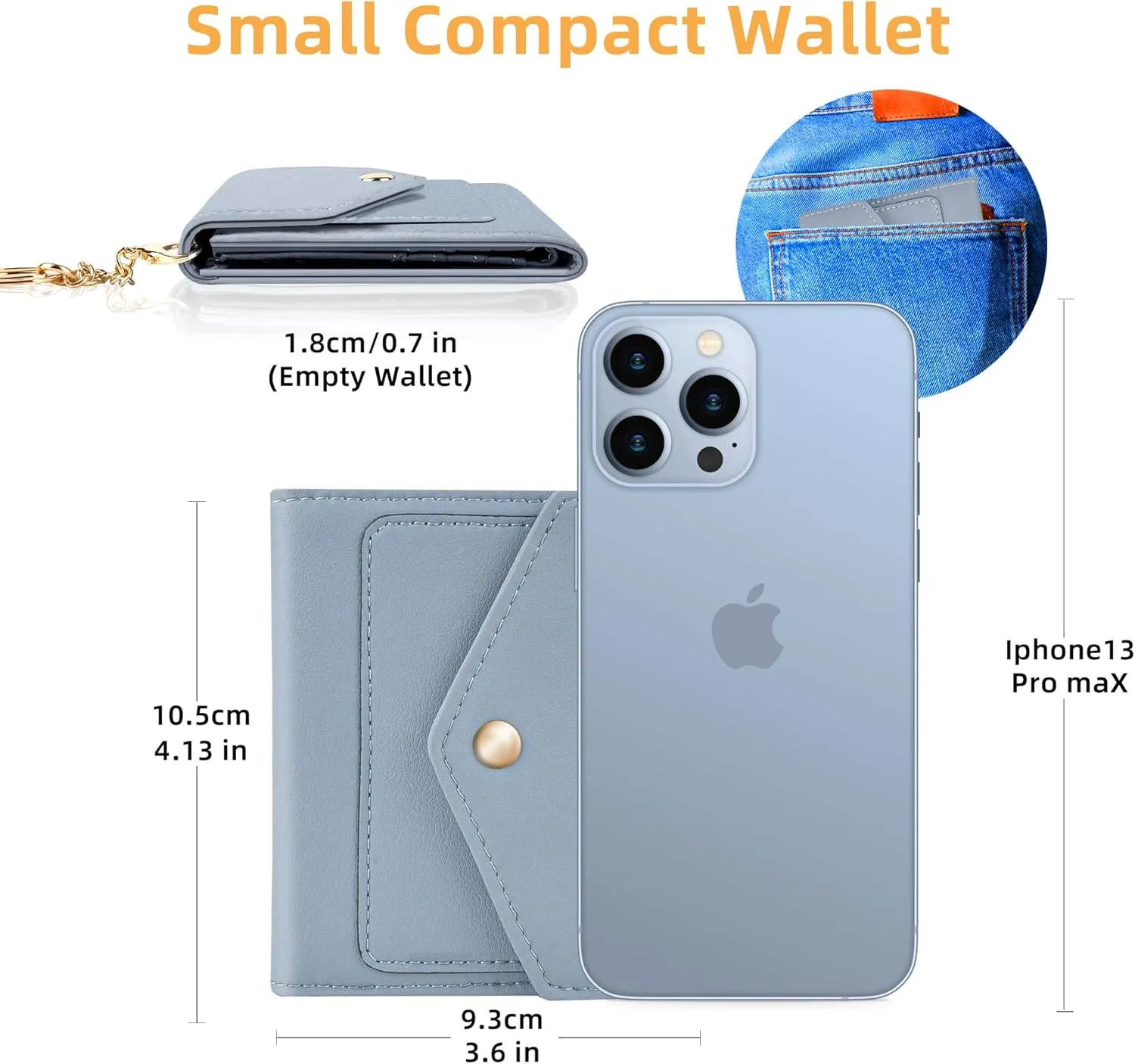 Gostwo Womens Wallet RFID Blocking Small Wallets Woman Credit Card Holder Trifold Ladies Wallets with Coins Zipper Pocket
