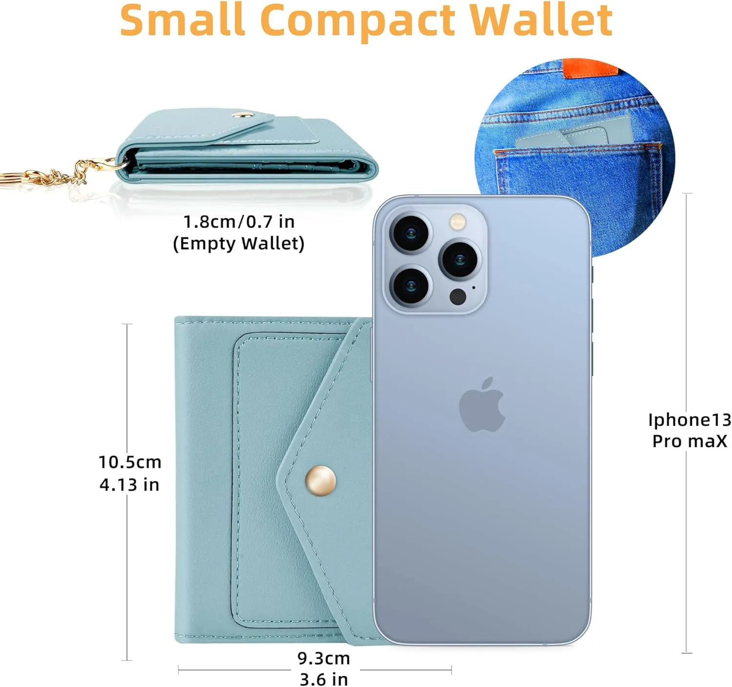 Gostwo Womens Wallet RFID Blocking Small Wallets Woman Credit Card Holder Trifold Ladies Wallets with Coins Zipper Pocket