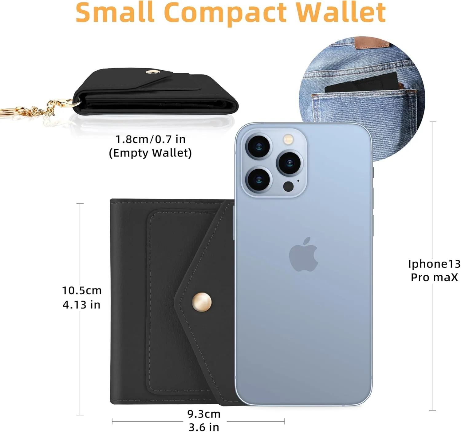 Gostwo Womens Wallet RFID Blocking Small Wallets Woman Credit Card Holder Trifold Ladies Wallets with Coins Zipper Pocket