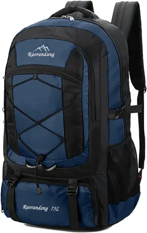 Hiking Backpack Waterproof Lightweight Durable 75L Large Capacity Travel Backpack Great for hiking, camping, trips