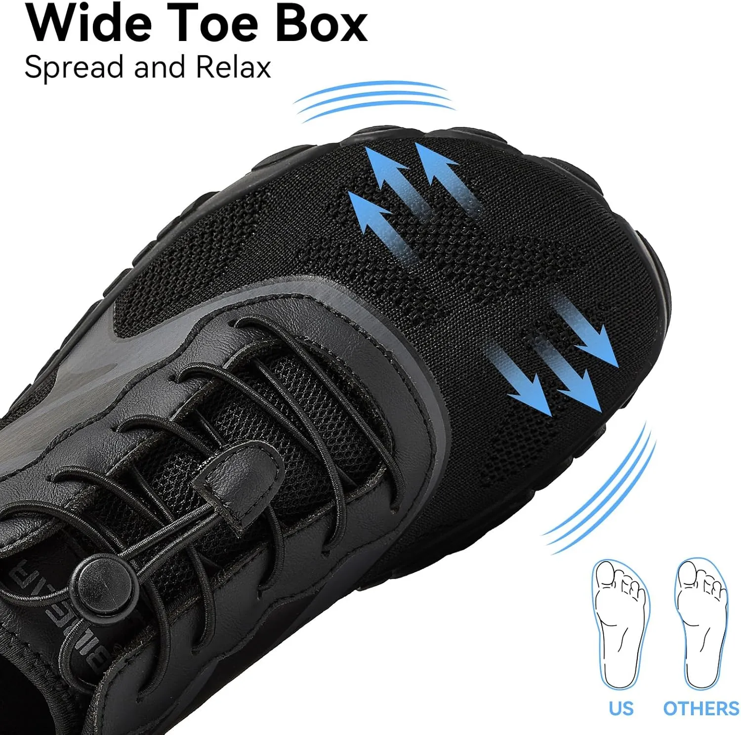 HOBIBEAR Barefoot Shoes Men Women Wide Toe Box Zero Drop Minimalist Cross Training Unisex