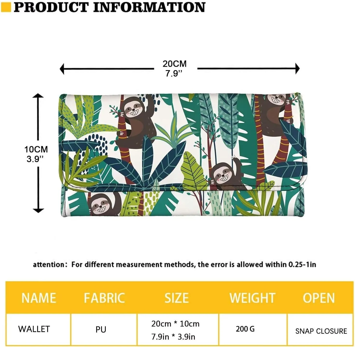 Howilath 3D Elephant Flower Printed Wallets for Women Long Card Holder Purse,Ladies Wallets Trifold Large Capacity -Grey