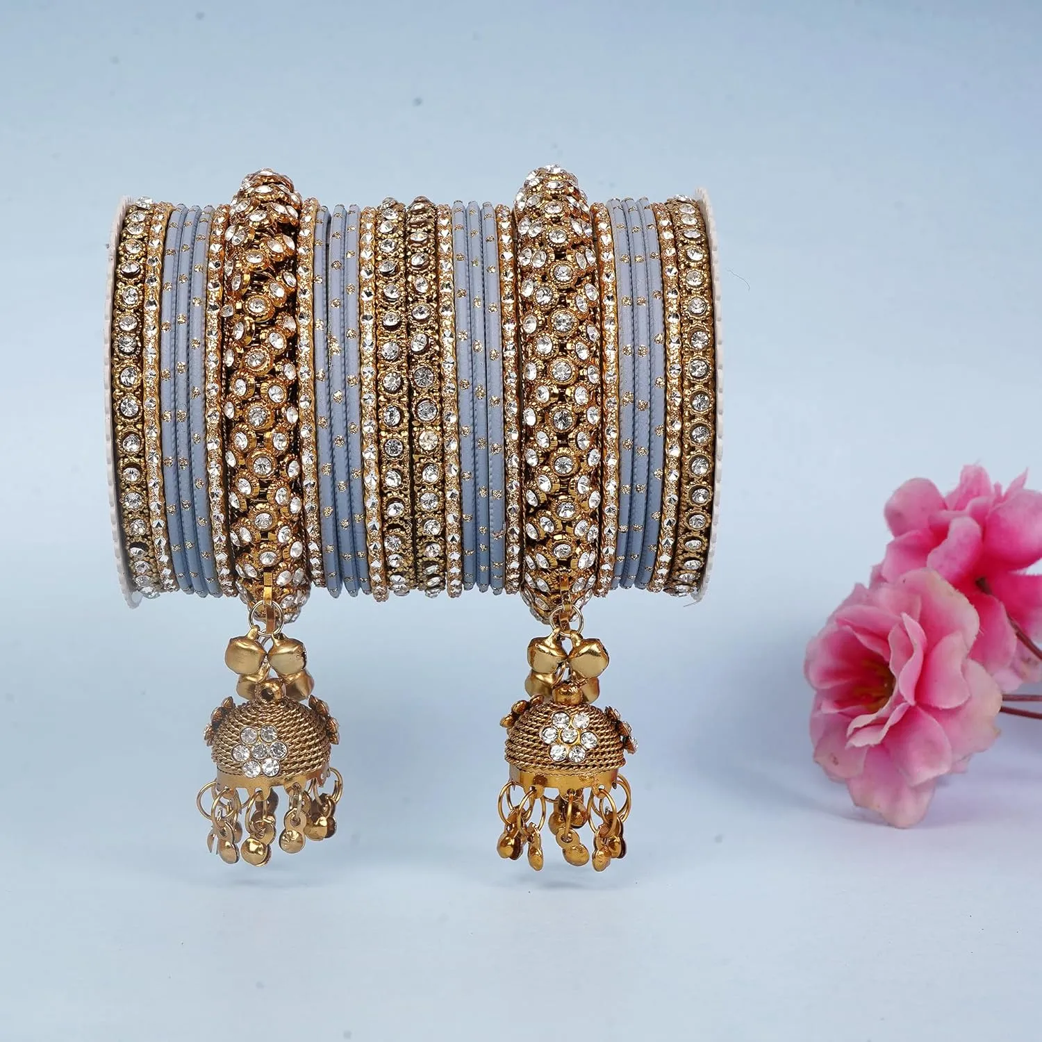 Indian Ethnic Partywear Handmade Bangles ??Elegant Jewelry for Women, Perfect for Weddings, Festivals, and Everyday Wear