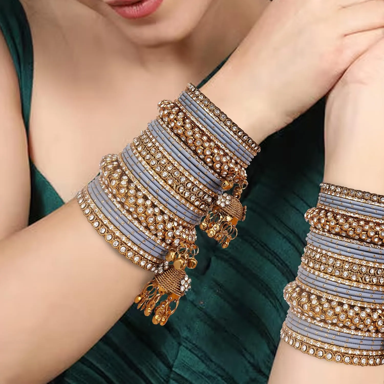 Indian Ethnic Partywear Handmade Bangles ??Elegant Jewelry for Women, Perfect for Weddings, Festivals, and Everyday Wear