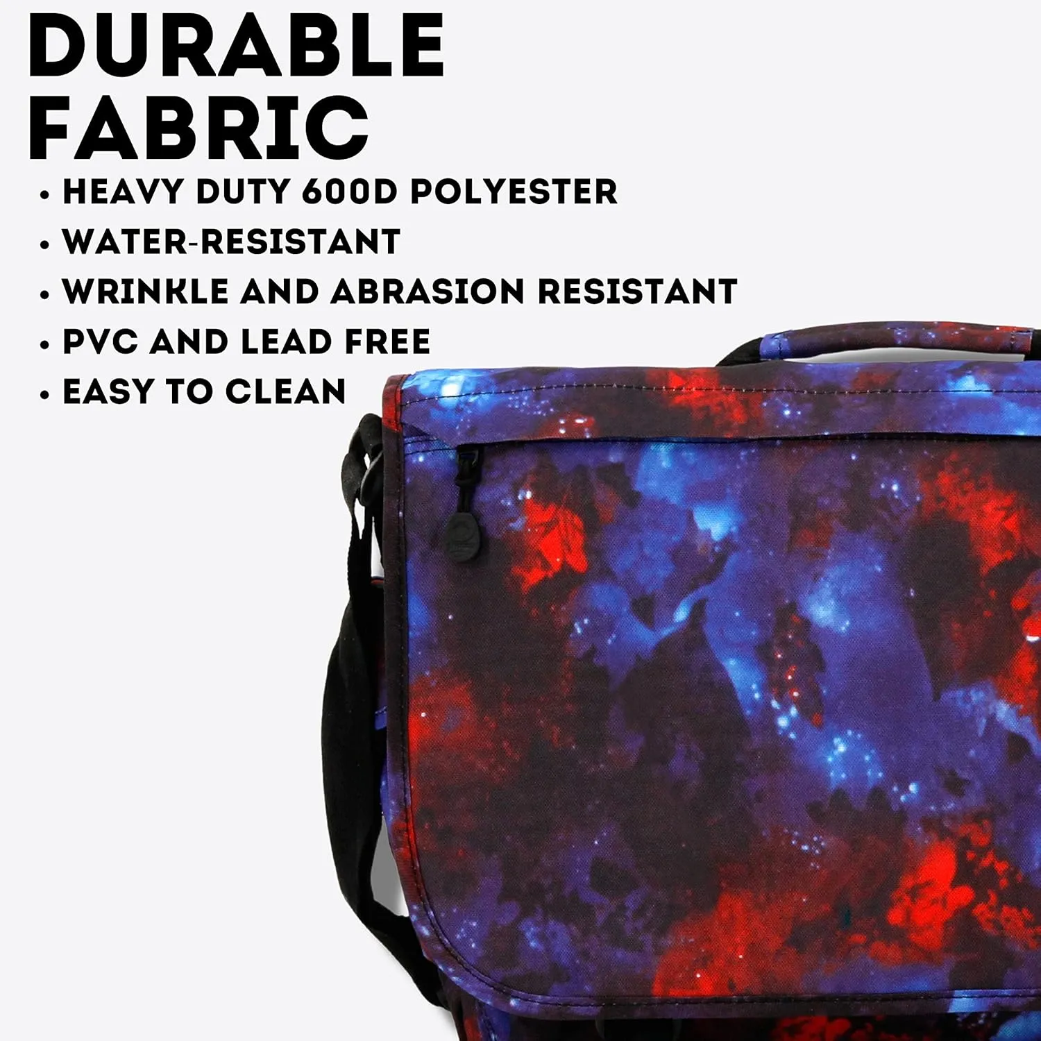 J World New York Thomas Laptop Messenger Bag for Women & Men. Kids Computer Bookbag