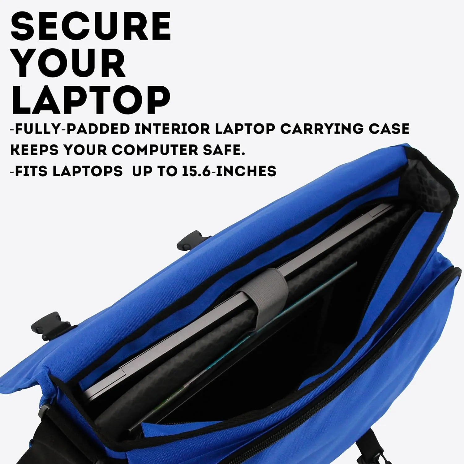J World New York Thomas Laptop Messenger Bag for Women & Men. Kids Computer Bookbag