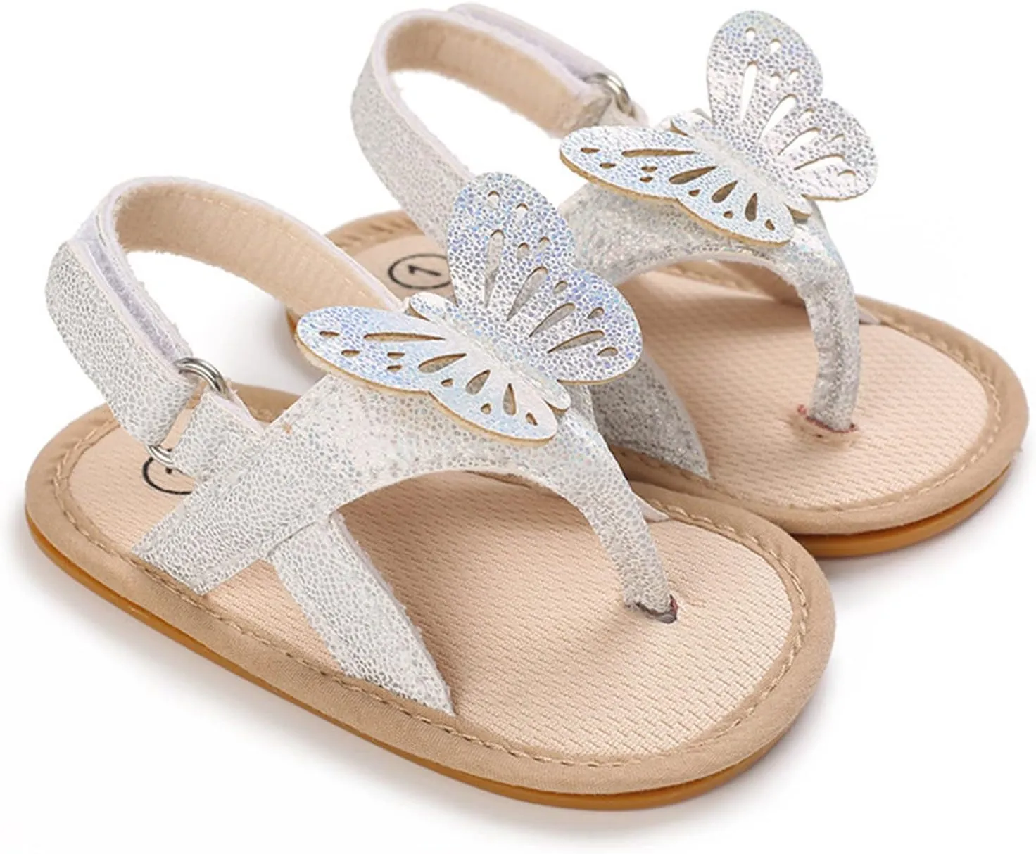 Kids Sandals Baby Butterfly Solid Color Shoes Children Cartoon Dress Shoes for Party Kids Trendy Cozy Slippers