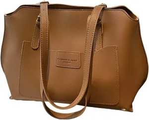 Leather Shoulder Bag for Women, Large Capacity Work Commute Handbags College Tote Bags Satchel Casual Purses for Women