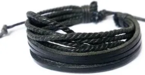 Leisure Fashion Men Hand-woven Leather Bracelet Multilayer couple bracelet