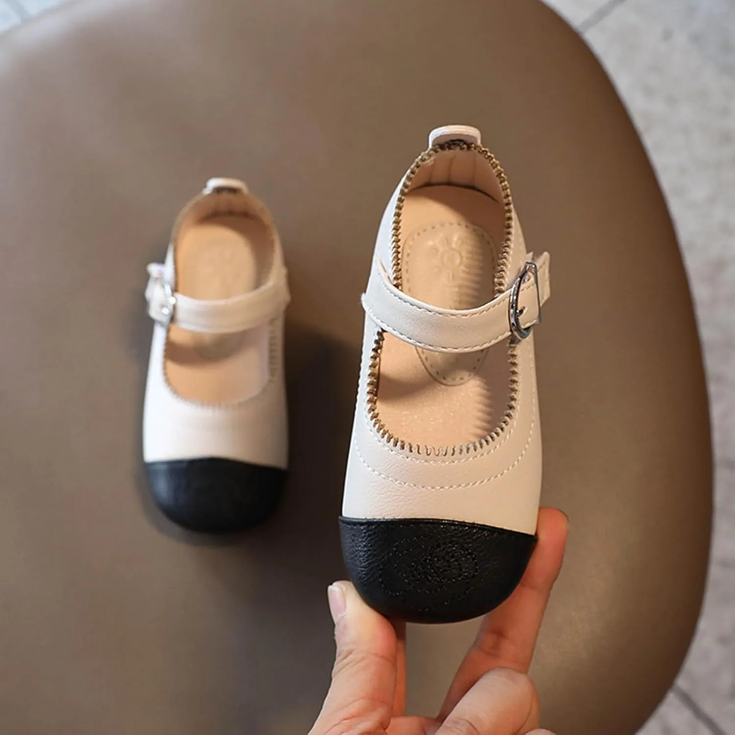Little Girls Dress Shoes Ballerina Ballet Flat Toddler Kids Mary Jane for Wedding Part Kids School Shoes