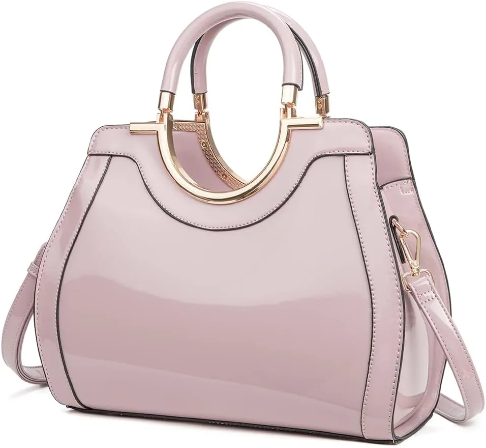 LJOSEIND Womens Handbags Designer Purses Satchel Totes Structured Shoulder Bags