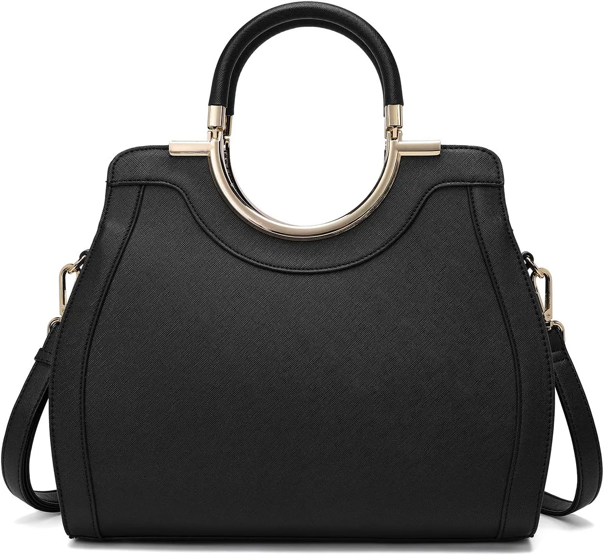 LJOSEIND Womens Handbags Designer Purses Satchel Totes Structured Shoulder Bags