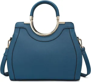 LJOSEIND Womens Handbags Designer Purses Satchel Totes Structured Shoulder Bags