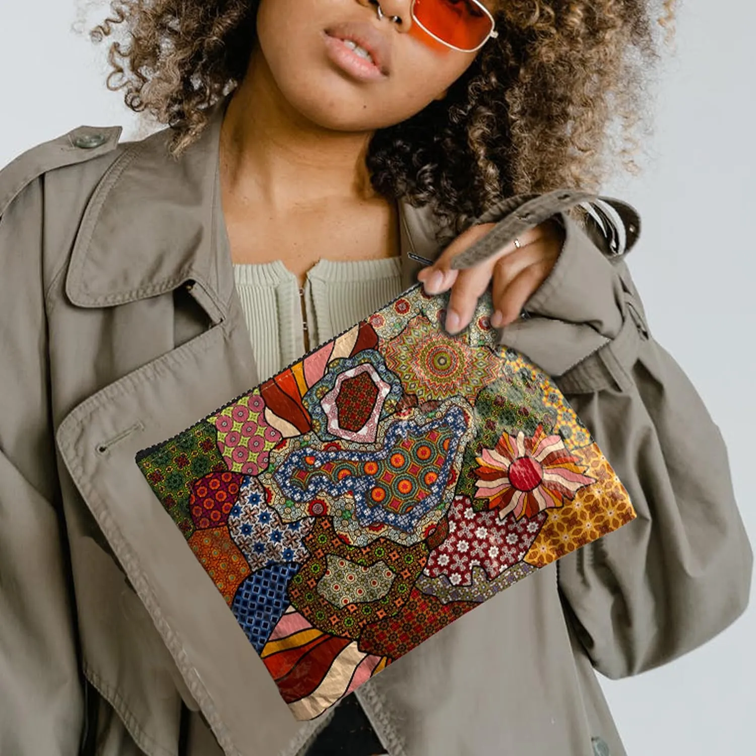 Makeup Bag, Pencil Case, Pencil Pouch, Travel Pouch for Passport and Documents, Travel Essentials