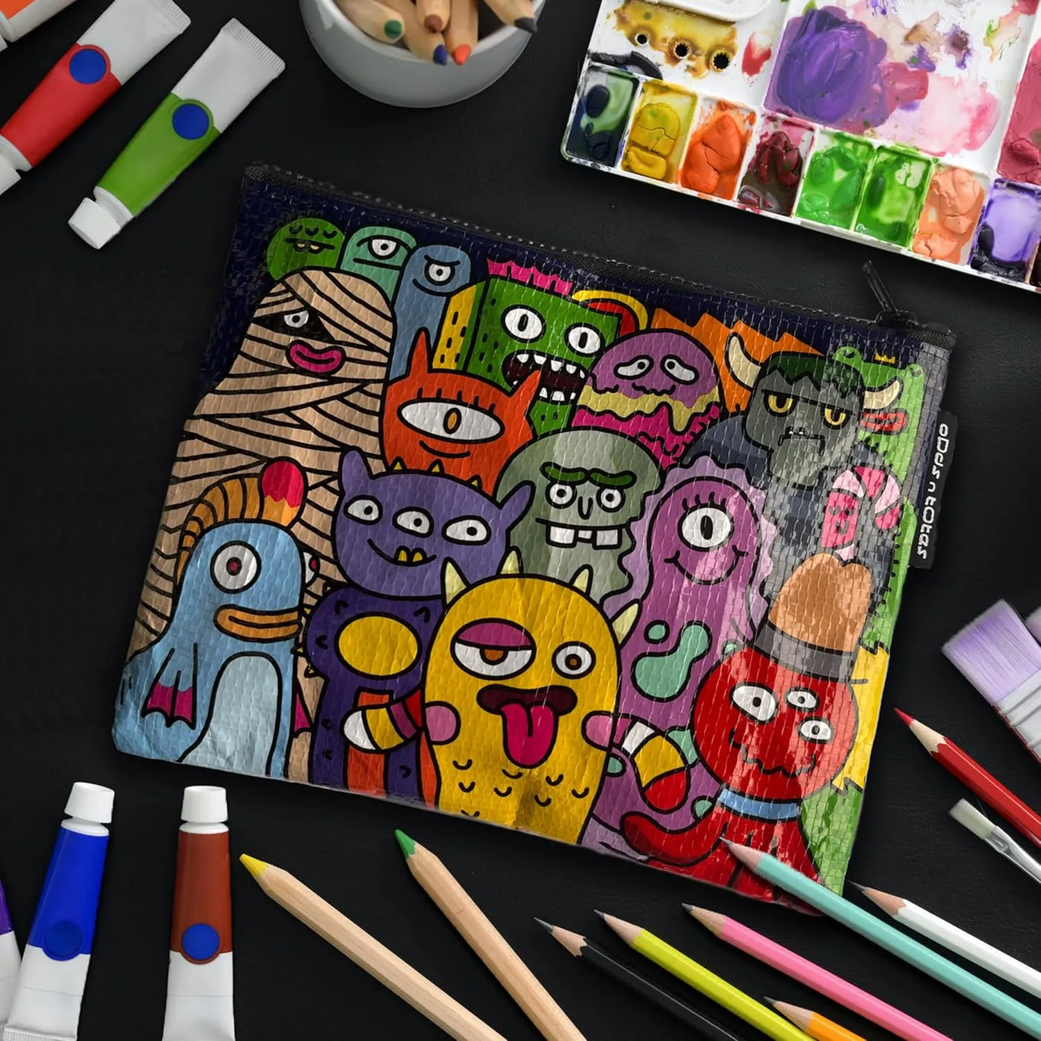 Makeup Bag, Pencil Case, Pencil Pouch, Travel Pouch for Passport and Documents, Travel Essentials