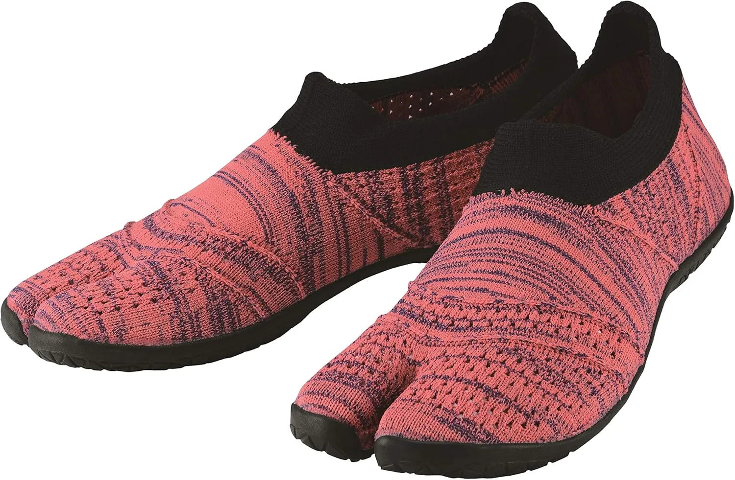 Marugo] hitoe - Unisex Tabi Style, Minimalism Barefoot Core Training Shoes, Seamless Upper with Rubber Outsole.