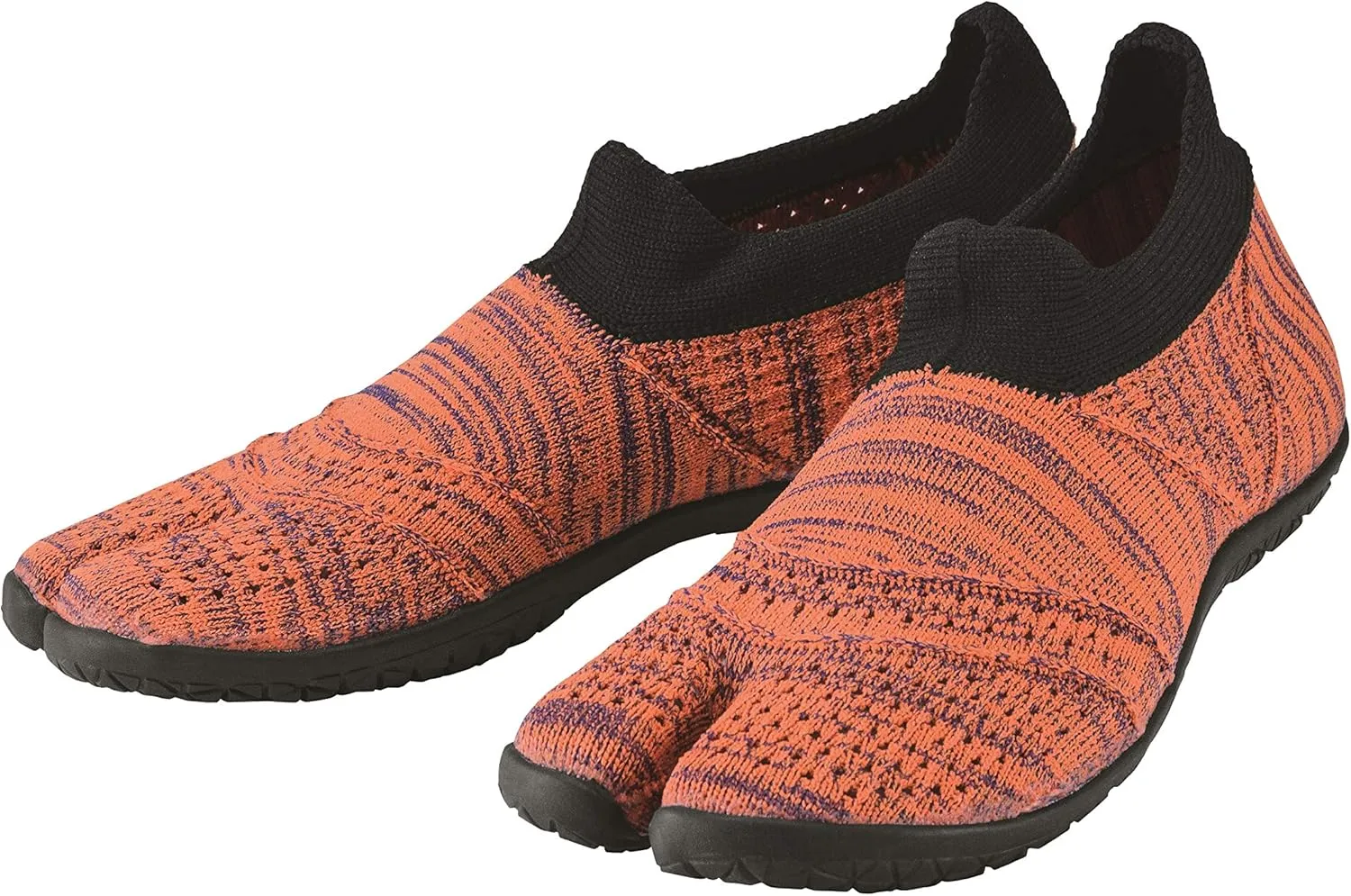 Marugo] hitoe - Unisex Tabi Style, Minimalism Barefoot Core Training Shoes, Seamless Upper with Rubber Outsole.