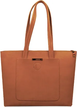 Medium Tote Bag for Women Synthetic Soft PU Leather Shoulder Totes Fashion Vintage Simple Work Commute Handbags