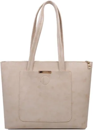 Medium Tote Bag for Women Synthetic Soft PU Leather Shoulder Totes Fashion Vintage Simple Work Commute Handbags