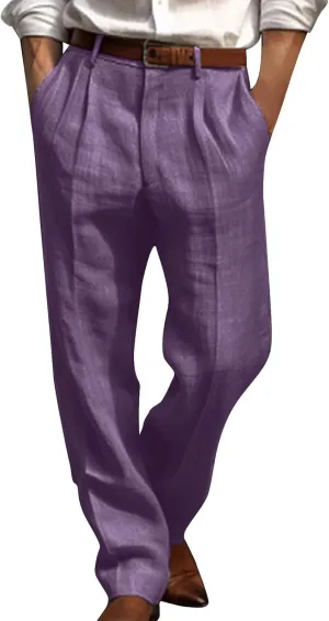 Men Trousers Casual Jogger Work Pants Men's Straight-Fit 5-Pocket Comfort Stretch Chino Trousers Mans Autumn Pants