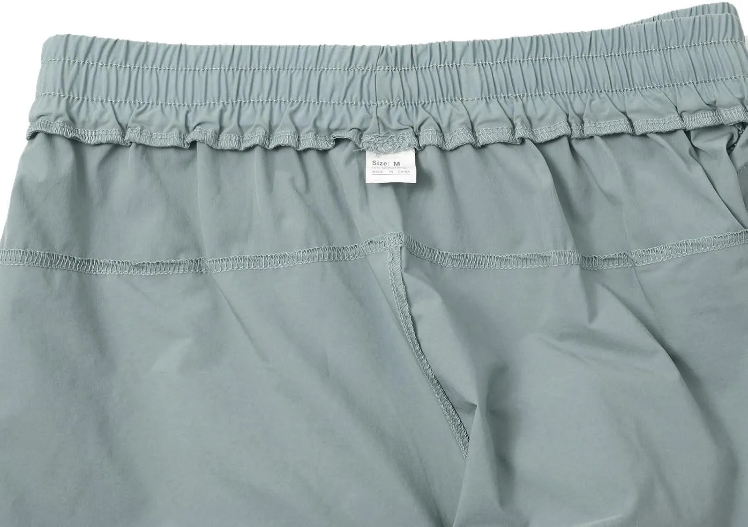 Mens Casual Linen Peasant Pants Loose Fit Straight Leg Harem Pants Elastic Waist Beach Boho Hawaiian Yoga Trousers
