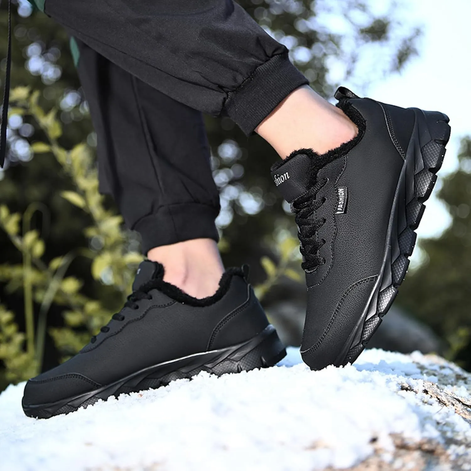 Men's Fashion Sneakers Mens Sneakers Casual Shoes Fashion Black Shoes Casual Tennis for Men Hiking Skateboarding