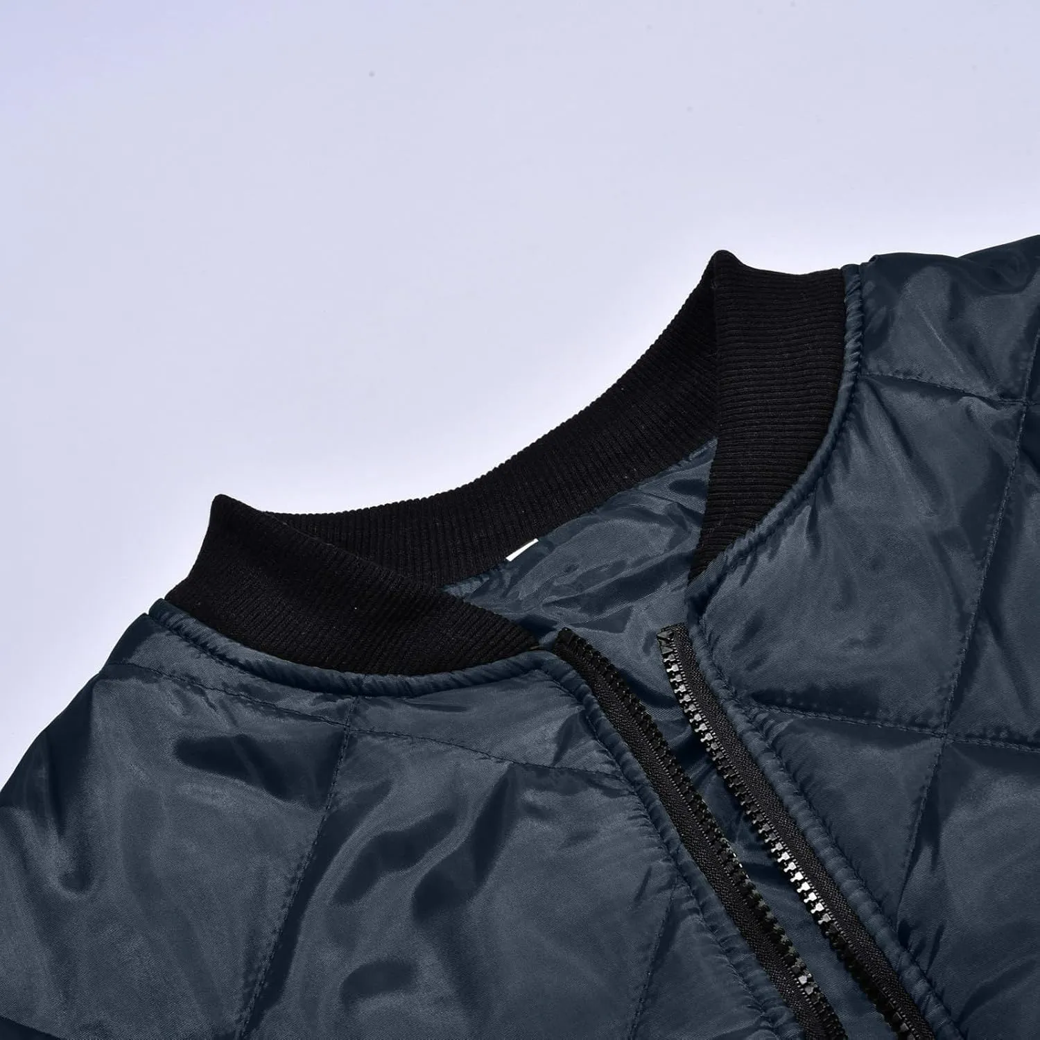 Men's Full Zip Fleece Crewneck Sweatshirts Casual Long Sleeve Jackets Solid Color Pullover Loose Fit Tops Clothes
