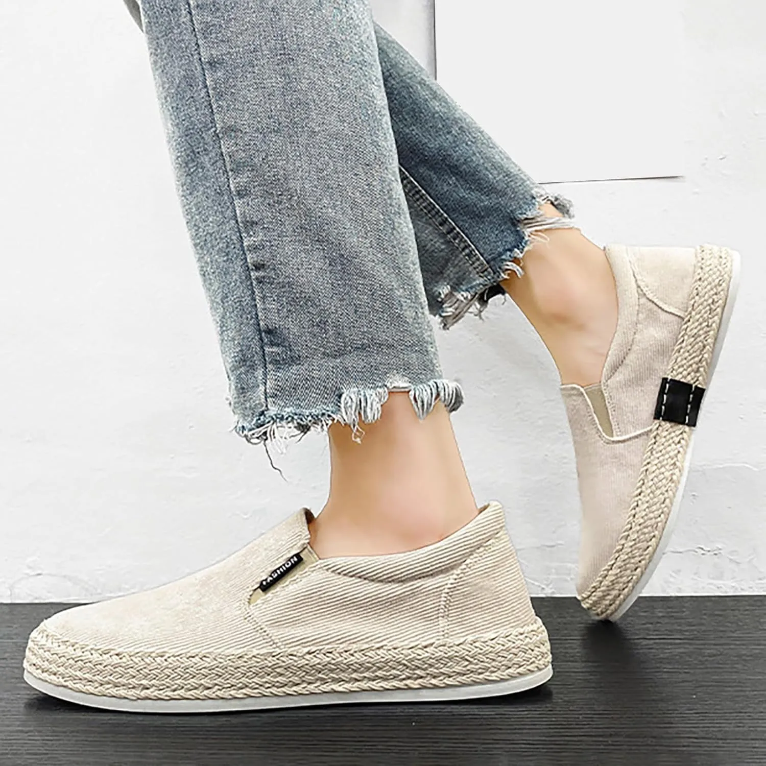 Men's Lightweight Non Slip Barefoot Shoes Lightweight Sport Gym Jogging Walking Sneaker Casual Labor Work Shoes