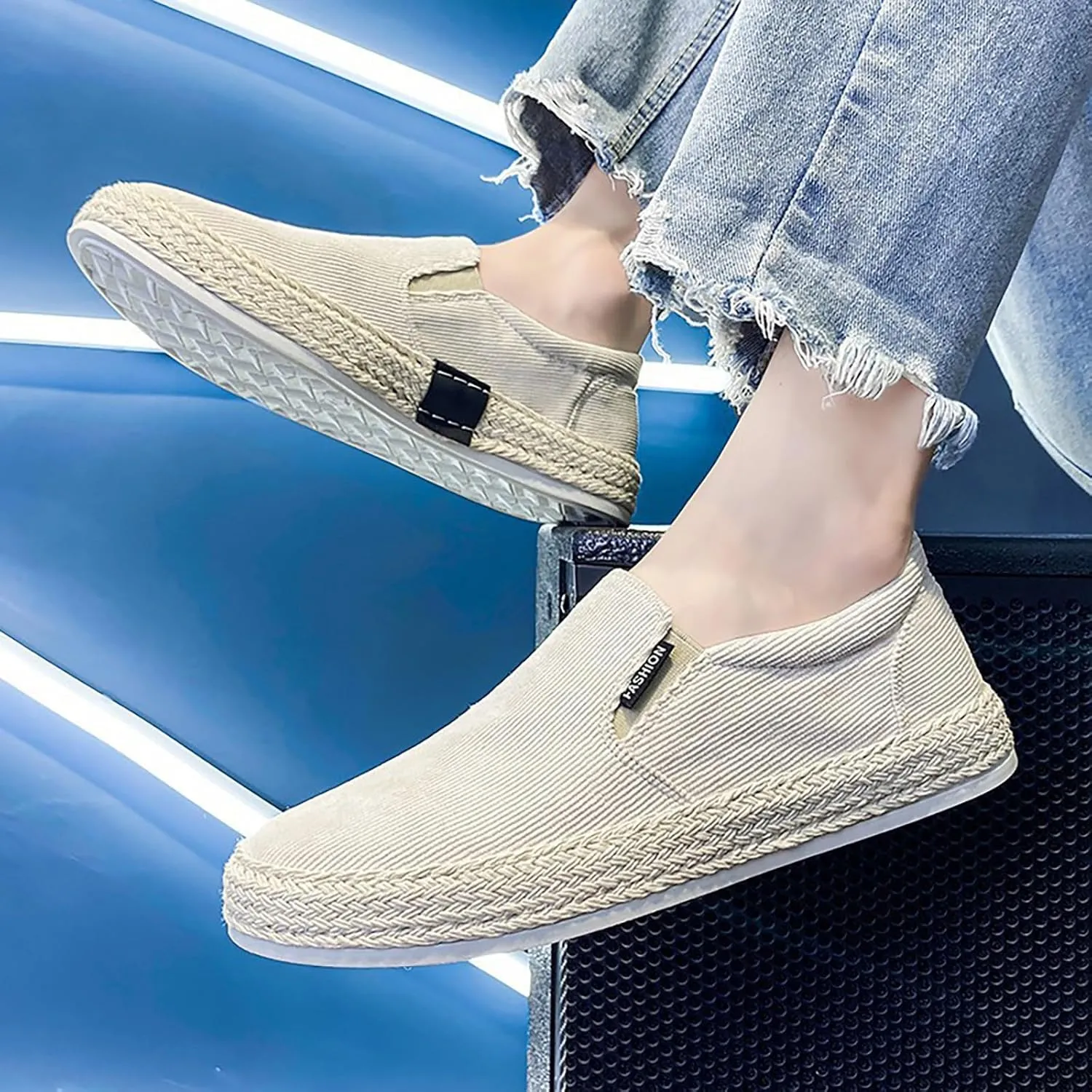 Men's Lightweight Non Slip Barefoot Shoes Lightweight Sport Gym Jogging Walking Sneaker Casual Labor Work Shoes