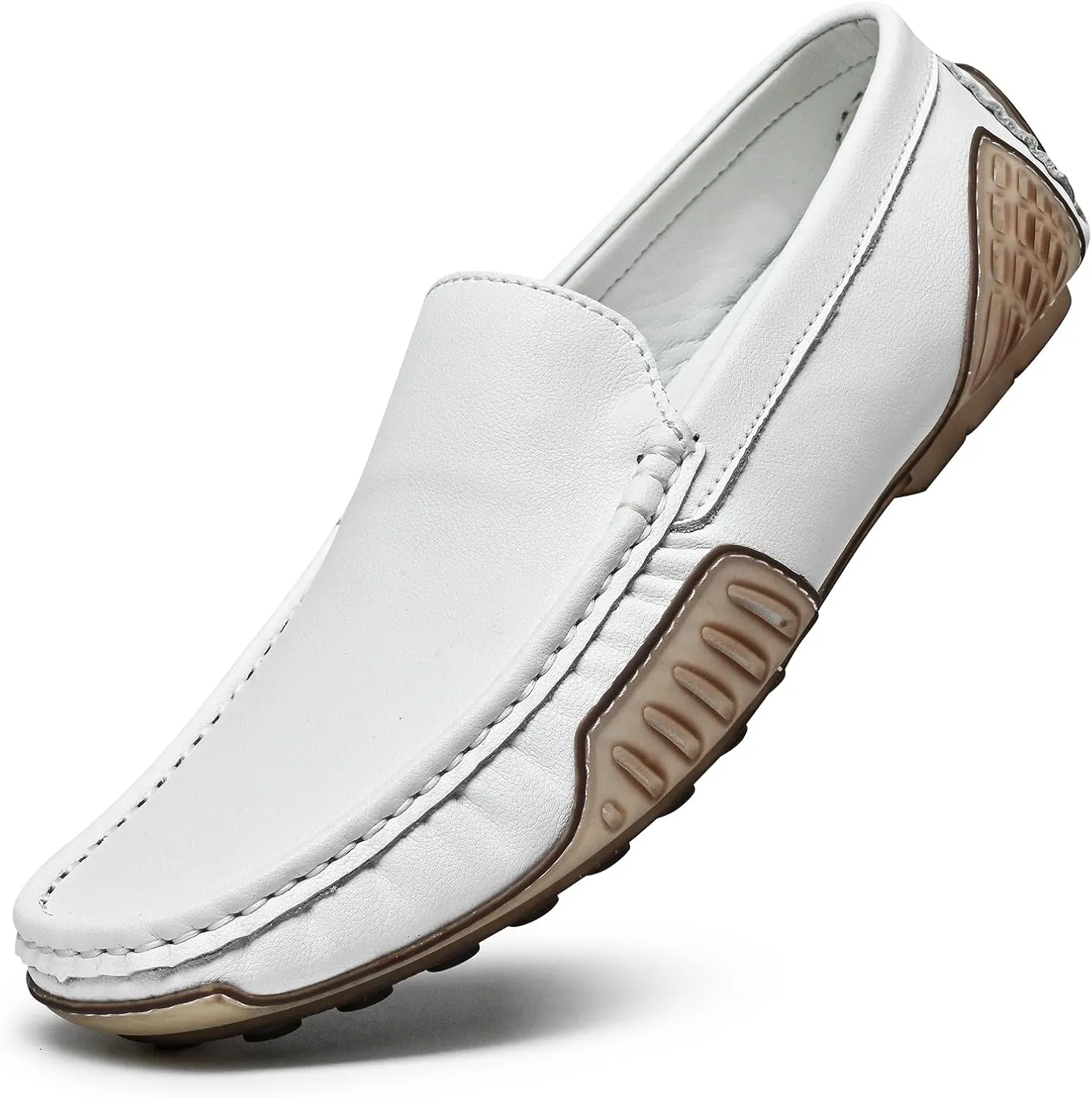 Men's Loafers Casual Shoes Slip On Driving Loafers Penny Loafers with Rubber Sole Soft Light-Weight Flats Boat Free Shoes