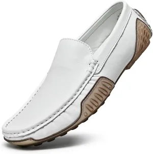 Men's Loafers Casual Shoes Slip On Driving Loafers Penny Loafers with Rubber Sole Soft Light-Weight Flats Boat Free Shoes