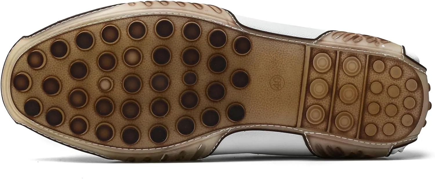 Men's Loafers Casual Shoes Slip On Driving Loafers Penny Loafers with Rubber Sole Soft Light-Weight Flats Boat Free Shoes