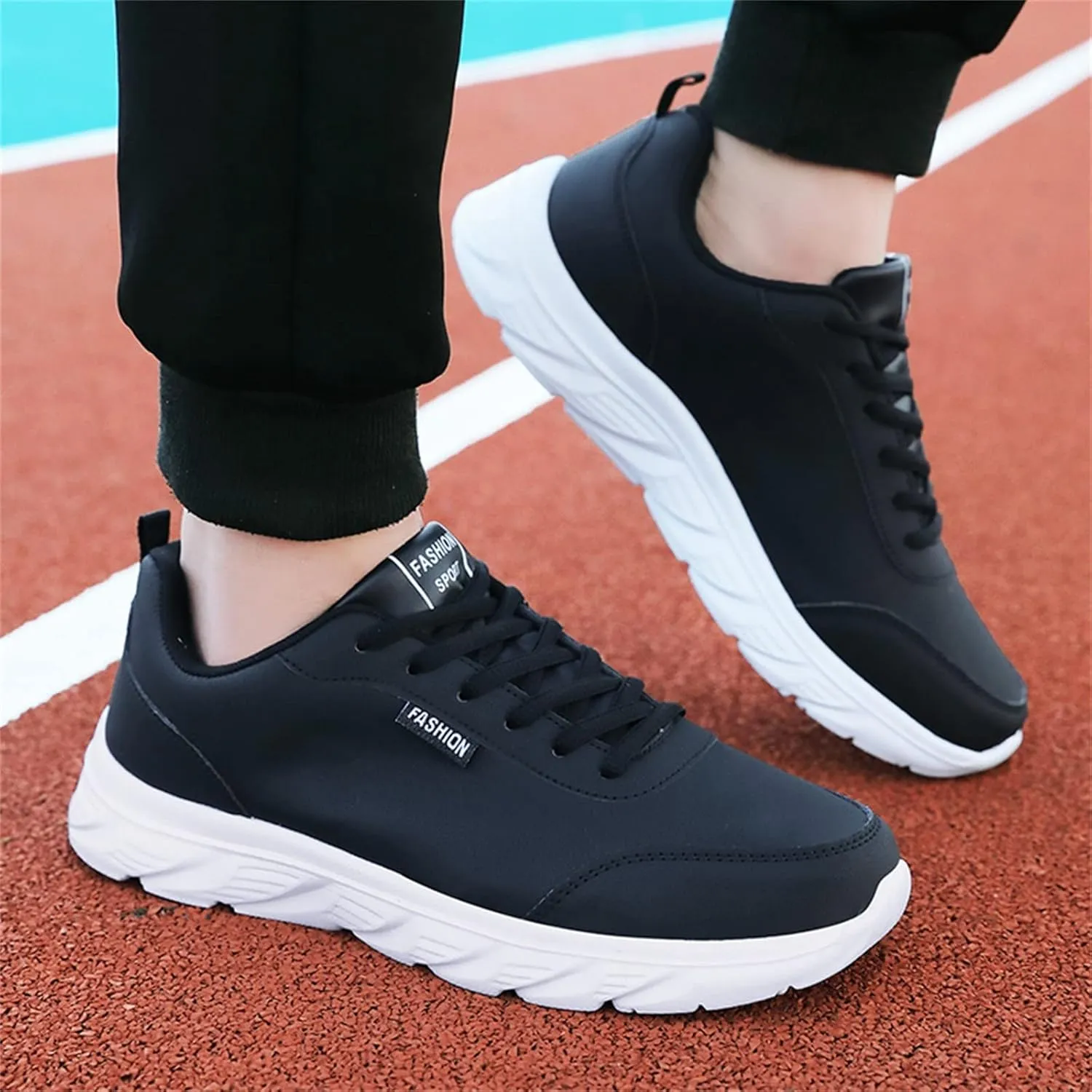 Mens Running Shoes Outdoor Slip on Walking Athletic Sneakers Non Slip Casual Lightweight Sport Tennis Shoes