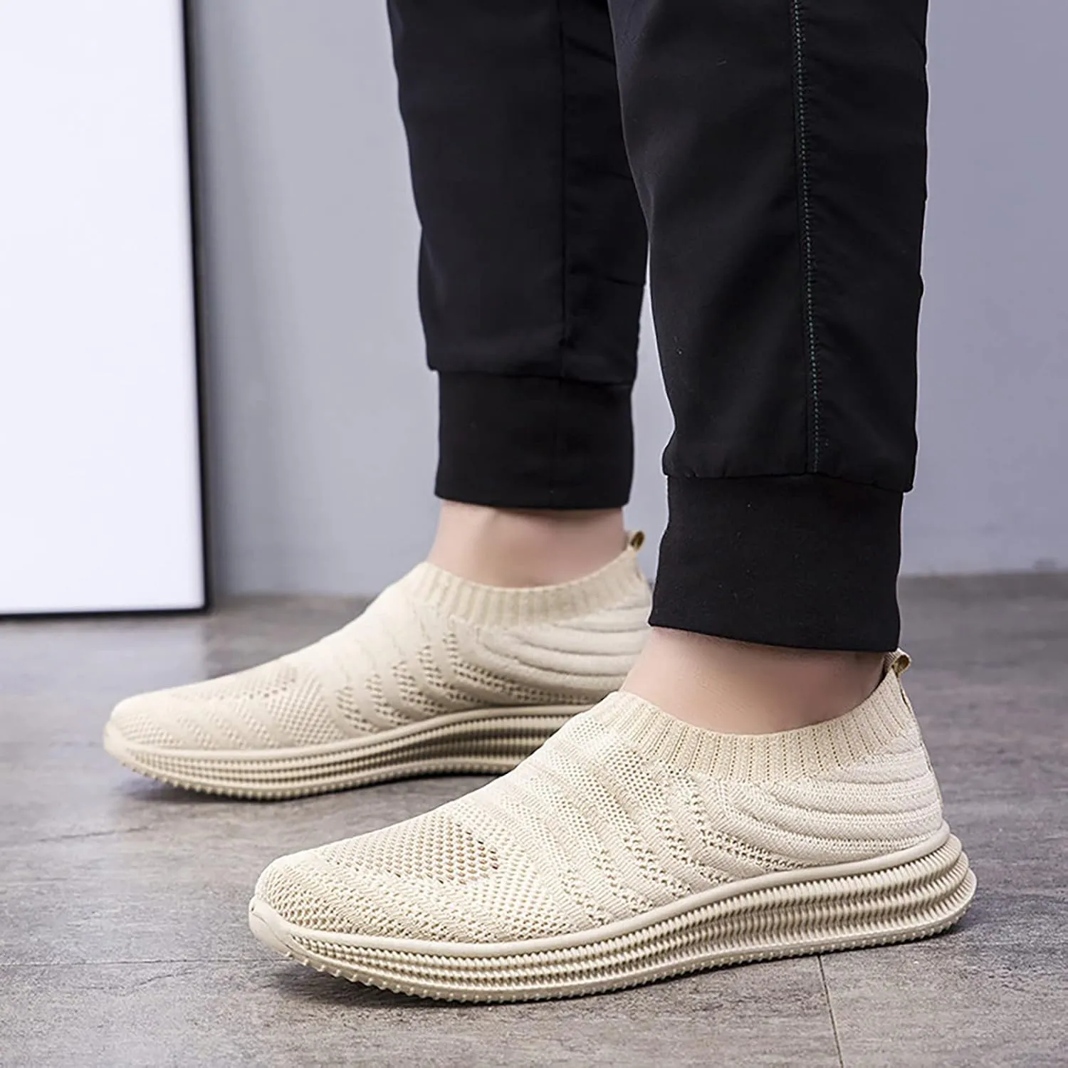 Mens Slip on Shoes Men's Sneakers Shoe for Men Tennis Shoe for Men Running Trail Lightweight Sneaker