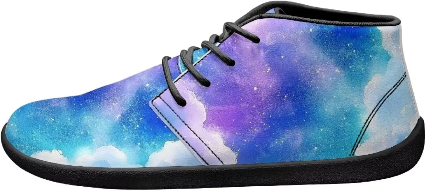 Men's Wide Barefoot Sneakers Walking Shoes Fashion Lightweight Zero Drop Sole Minimalist Running Shoe for Outdoor US 5-14 Black Sole