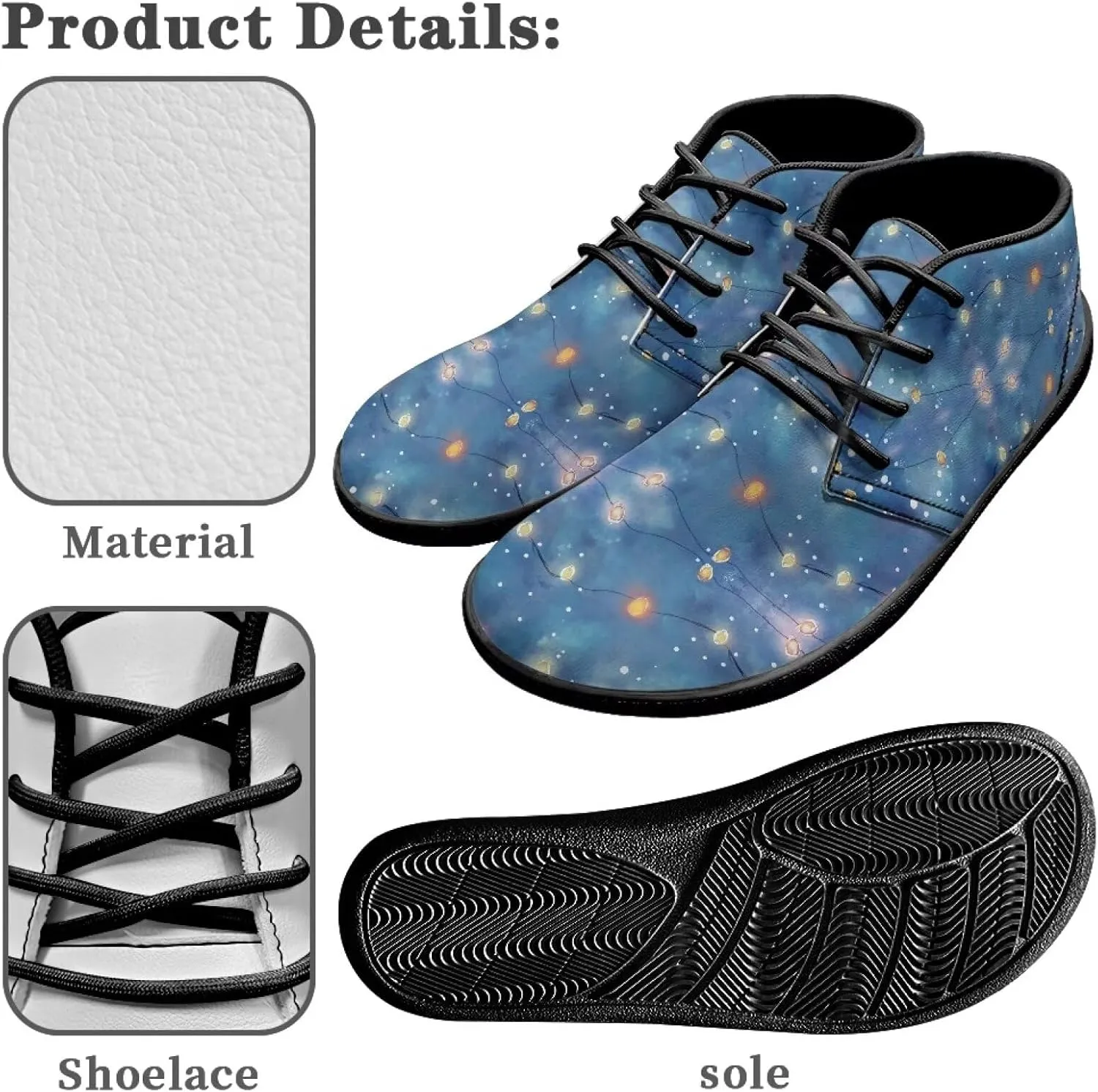 Men's Wide Barefoot Sneakers Walking Shoes Fashion Lightweight Zero Drop Sole Minimalist Running Shoe for Outdoor US 5-14 Black Sole