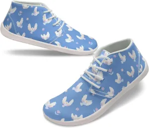 Men's Wide Barefoot Sneakers Zero Drop Minimalist Sneakers Lightweight Anti-Skid Walking Shoes for Athletic Size 5-14 White Sole