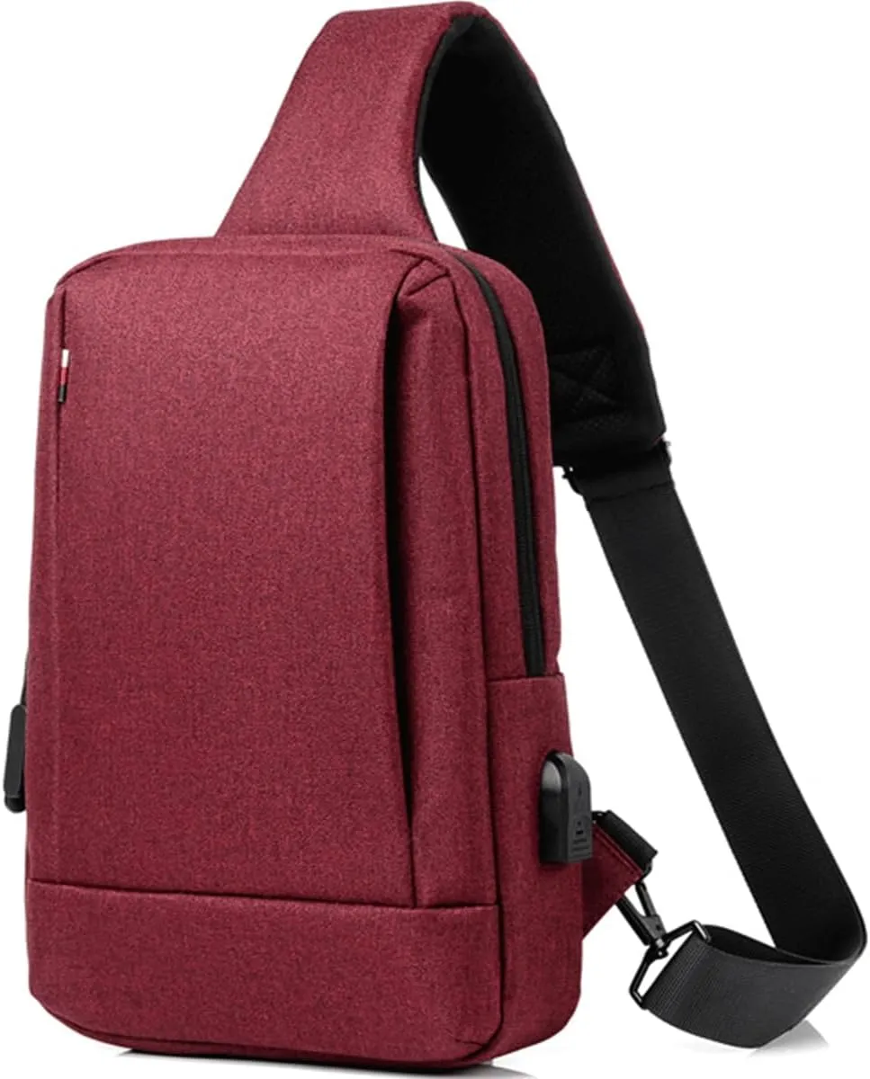 Messenger Bag Sling Bag Crossbody Shoulder Bag for Men Women Travel Daily Work Satchel Bag Waterproof Crossbody Bag
