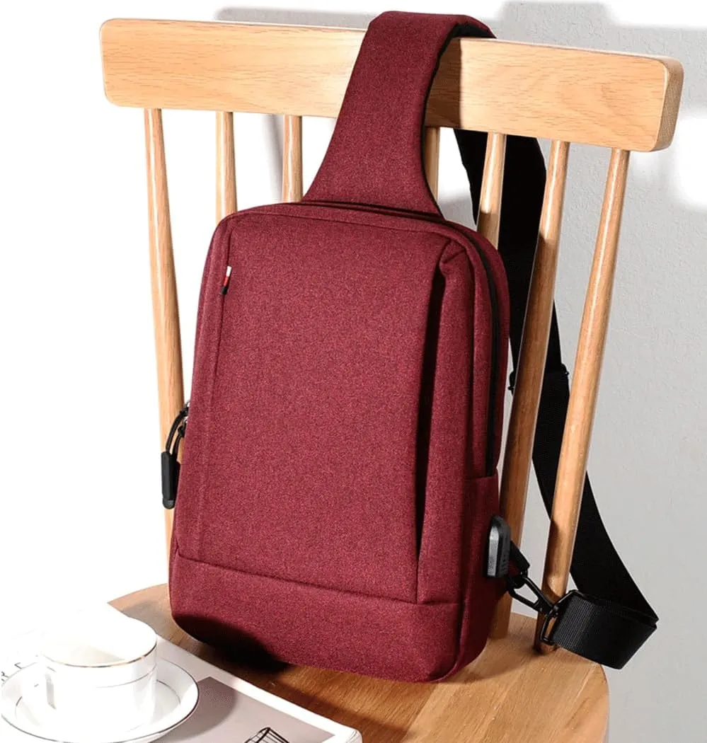 Messenger Bag Sling Bag Crossbody Shoulder Bag for Men Women Travel Daily Work Satchel Bag Waterproof Crossbody Bag