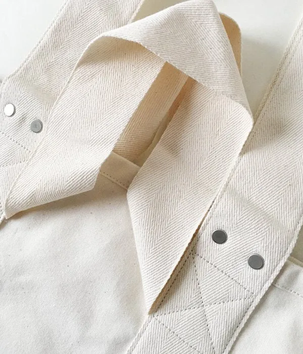 MHL./LARGE CANVAS TOTE BAG