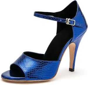 Minishion Women's High Heel Synthetic Tango Dance Sandals