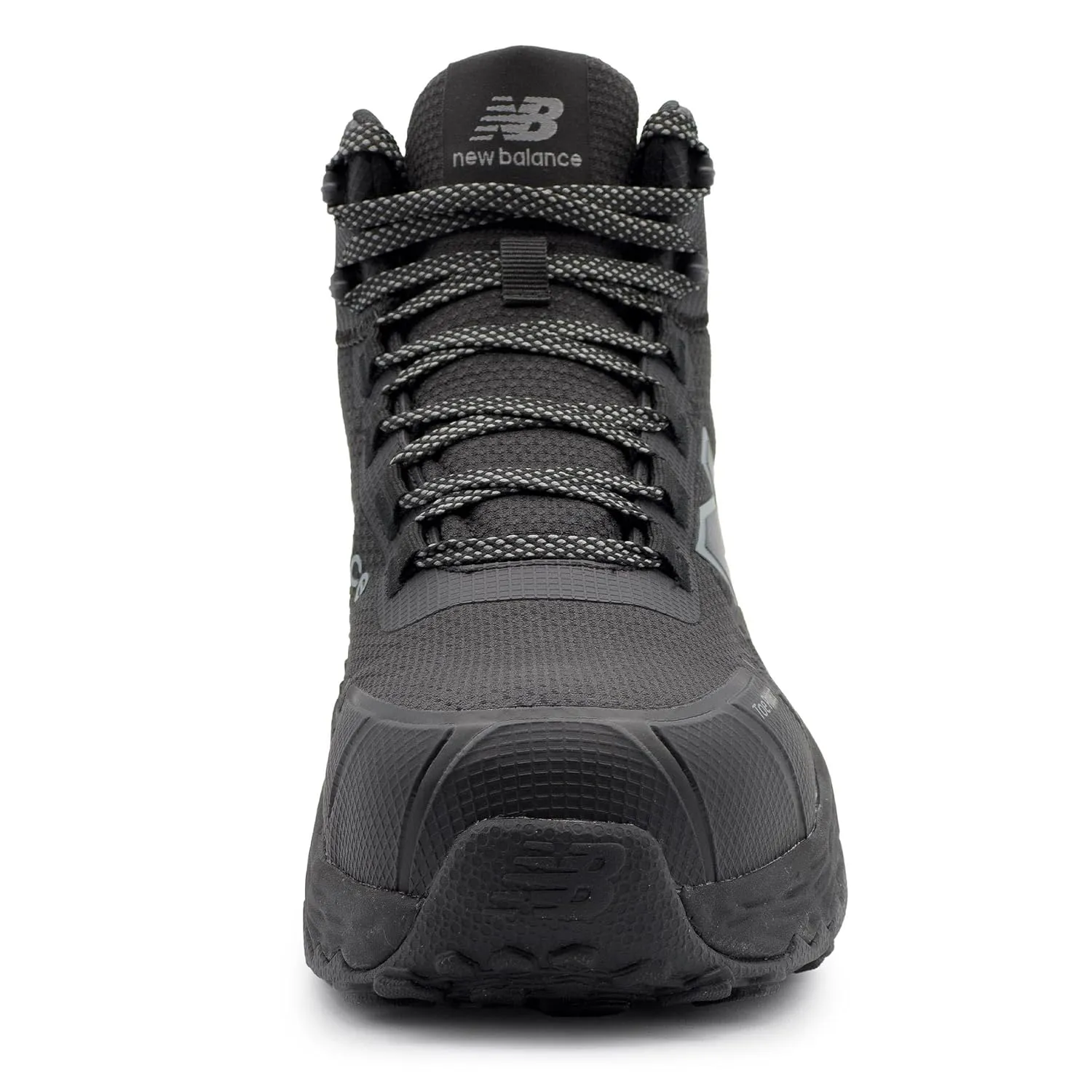 New Balance Fresh Foam Cremorne Composite Toe Safety Shoes for Men - Non Slip, Electrical Hazard - Wide Fit, Black/Grey, Mid