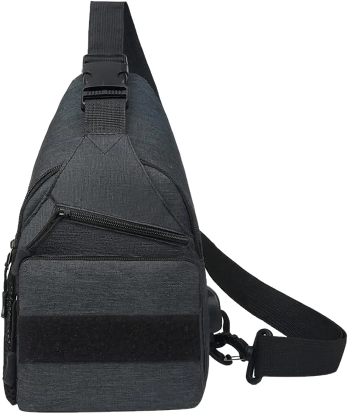 New Chest Bags Large Capacity Backpack Casual Messenger Bags Crossbody Bag Versatile Bag Water Proof (Black, One Size)